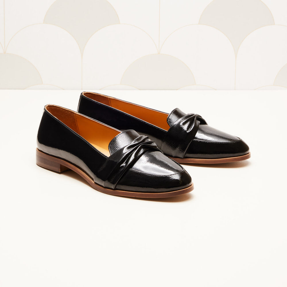 Mocassins Camélia - Noir verni