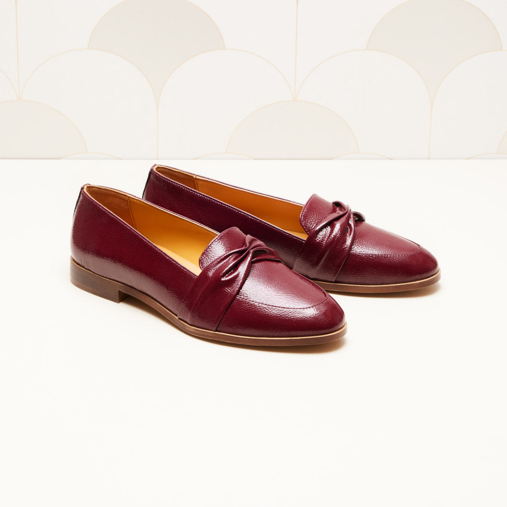 Mocassins Camélia - Bordeaux verni