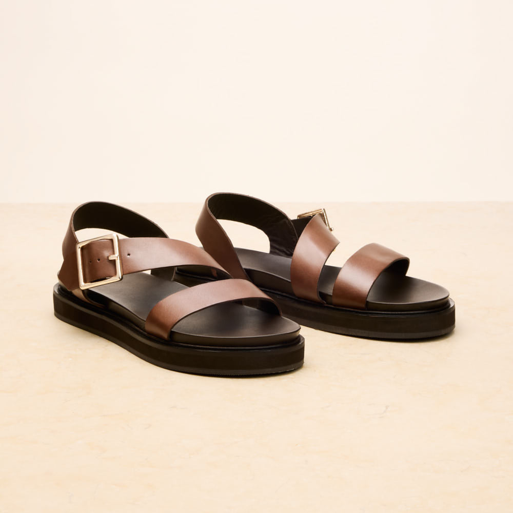Sandales Gabrielle - Marron