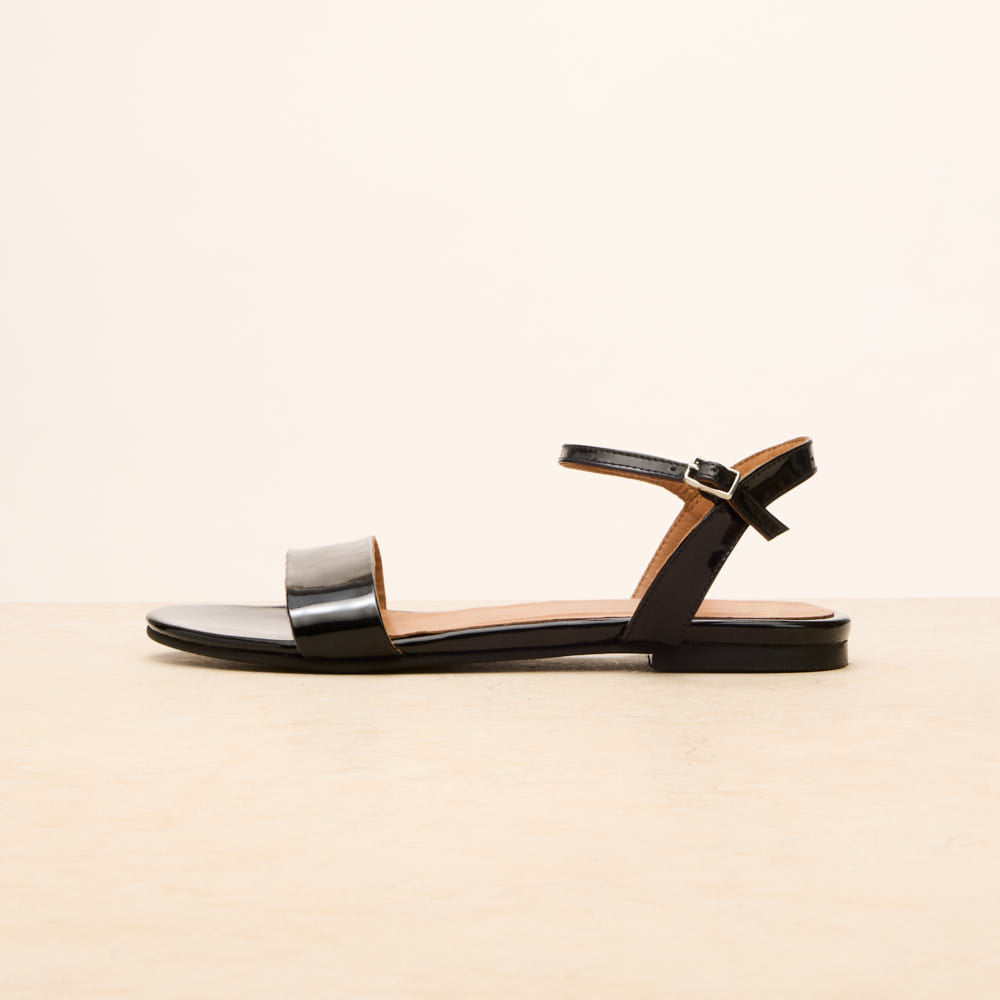 Sandales Félicie - Noir verni