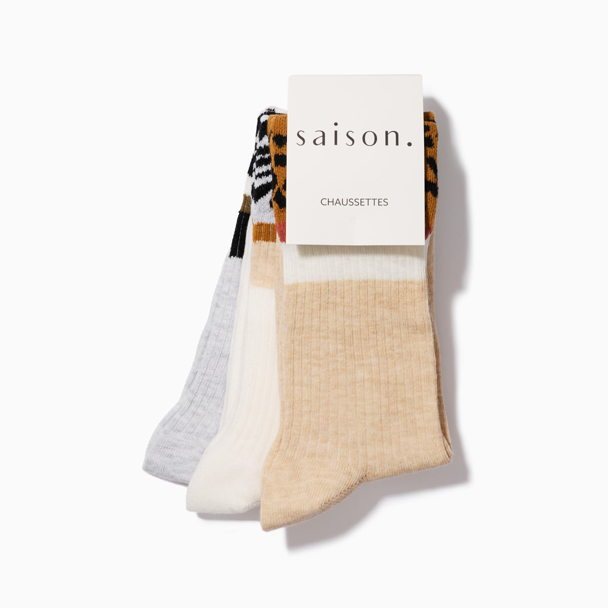 Chaussettes animales x3