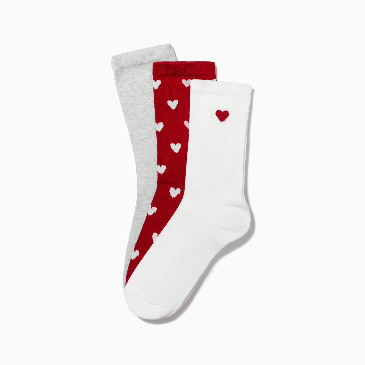 Chaussettes Cœur x3